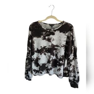 Jules & Leopold Abstract Ladies Loose Style 3/4 Sleeve Top Size Large